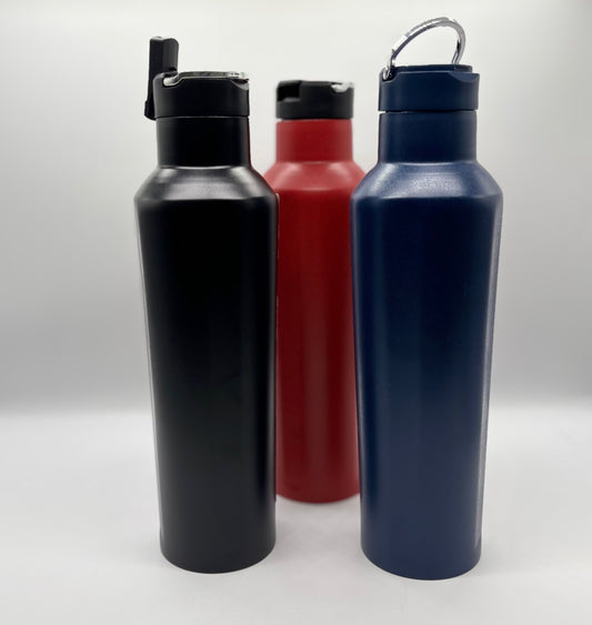 Stainless Steel Slim Water Bottle – Leak-Proof & Odor-Free (750ml)