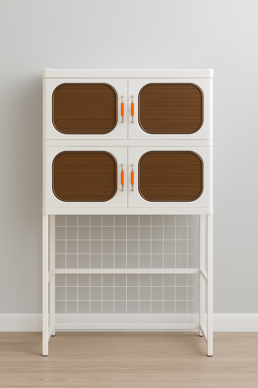 Multi-Purpose Over Appliance Storage Rack – White