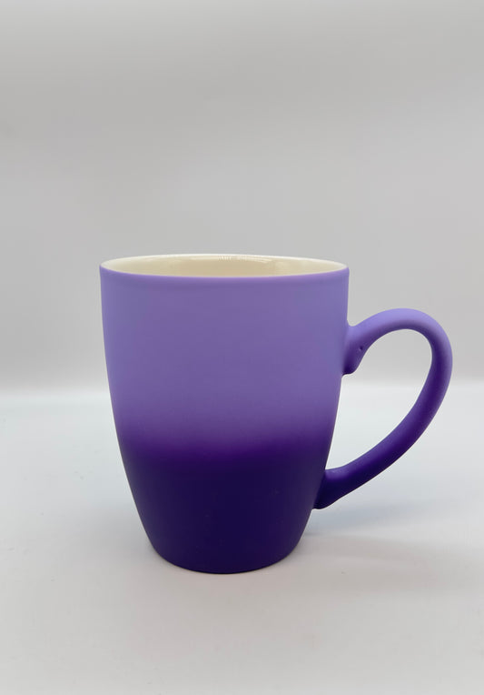 Matte Ombre Gradient Ceramic Mug – Soft-Touch Matte Finish Coffee Cup
