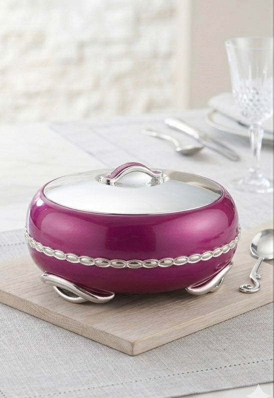 Luxury Insulated Casserole Hot Pot with Stainless Steel Inner – Elegant Food Warmer for Dinner Parties and Gifting
