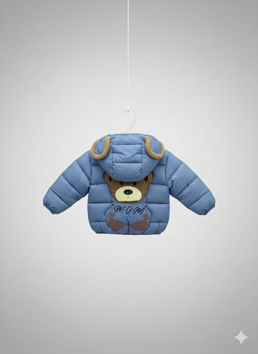 Cuddle-Ready Teddy Puffer Jacket for Toddlers