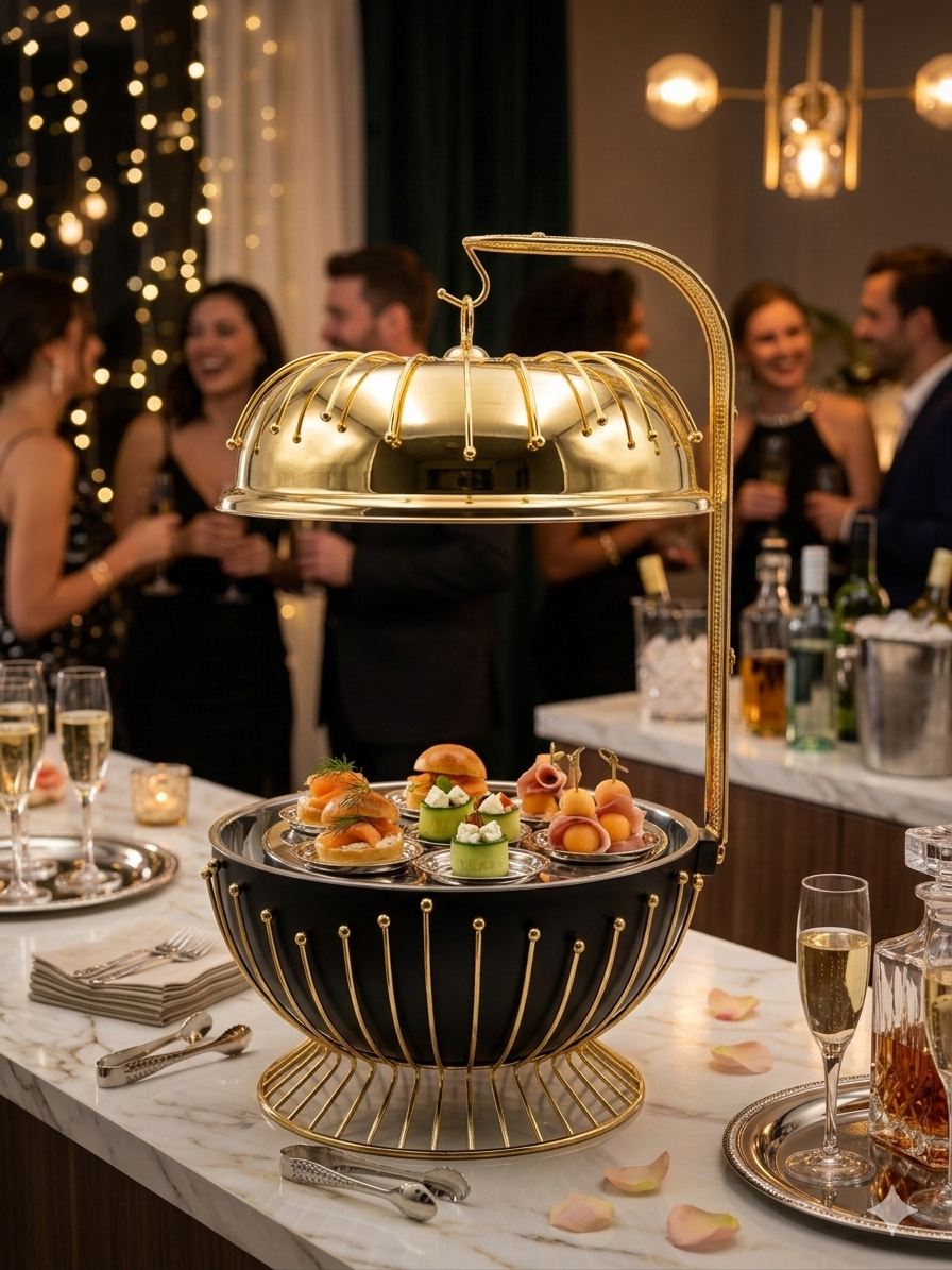 8.0L Stainless Steel Chafing Dish Food Warmer