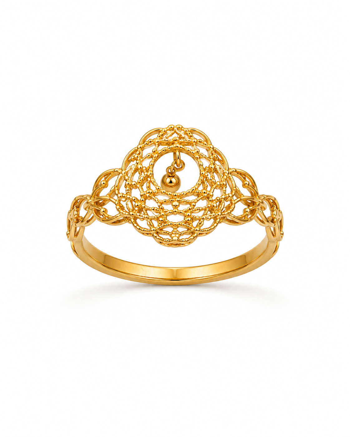 Gold-Tone Filigree 4-Piece Statement Jewelry Set7