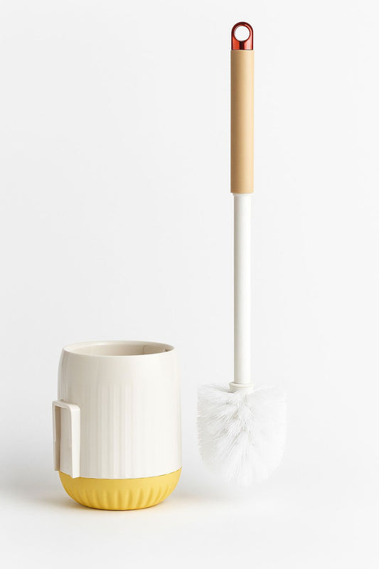 Modern Toilet Brush with Holder – Clean Design for a Cleaner Bathroom