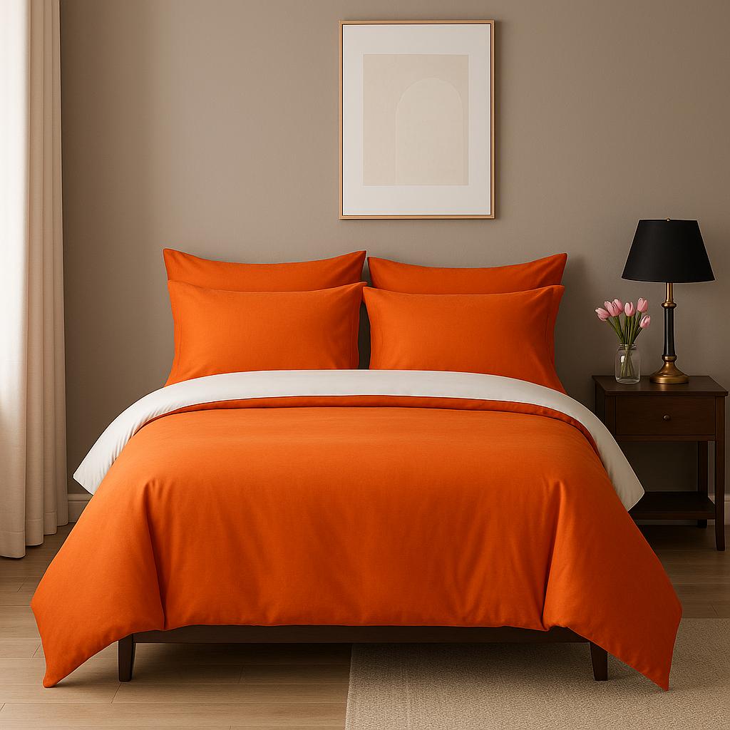 Turquoise bedding set 4-piece cotton duvet cover pillowcases modern bedroom