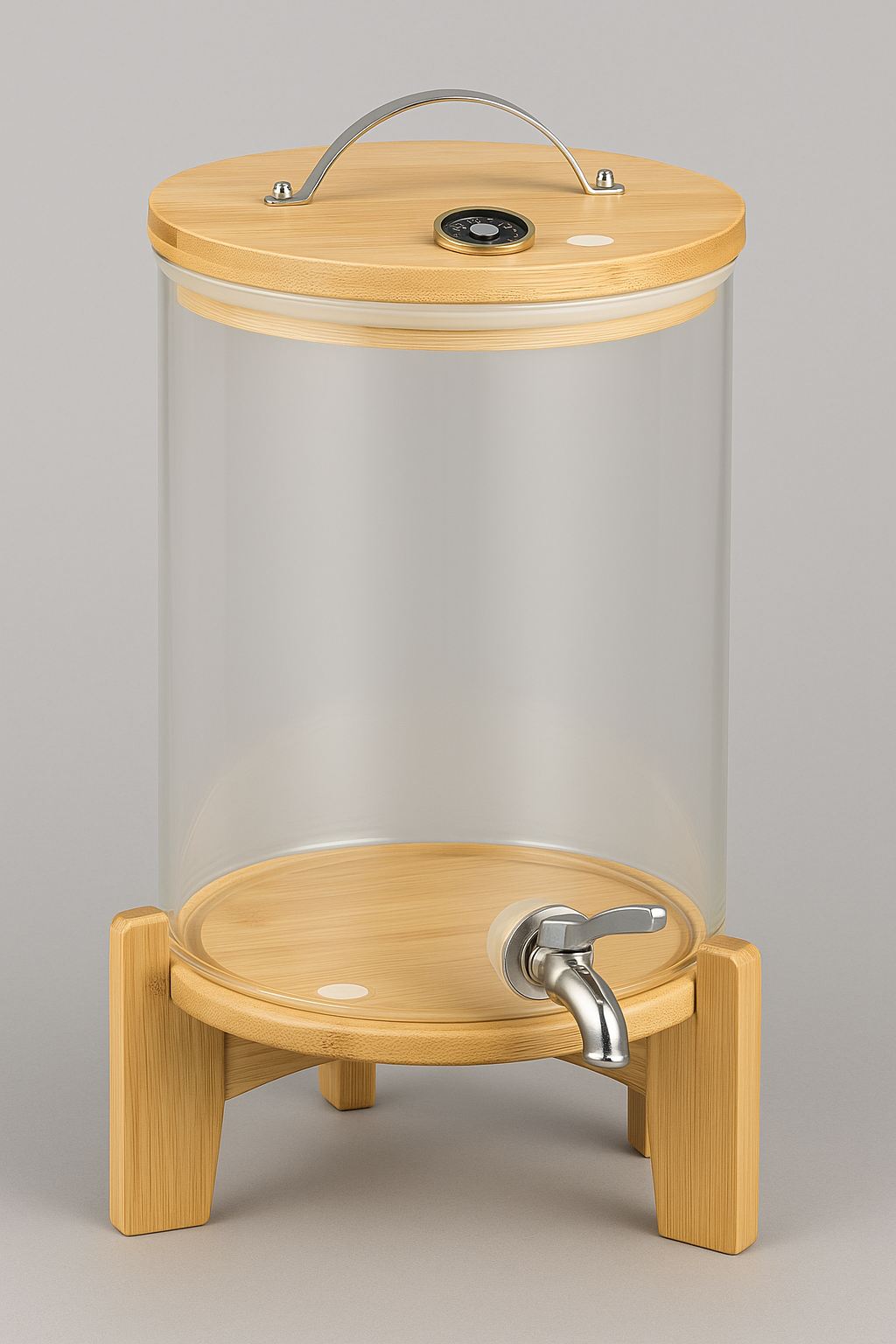 Beverage Dispenser with Stand & Lid – 8 L Cold Drink Kettle with Faucet