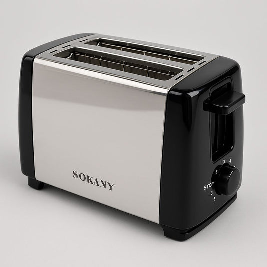 Sokany 2-Slice Stainless Steel Toaster (SK-016S) – Adjustable Browning Control