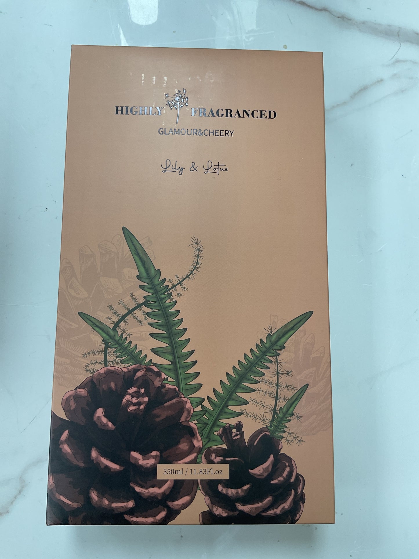 Luxury 350ml Botanical Reed Diffuser – Highly Fragranced Room Decor