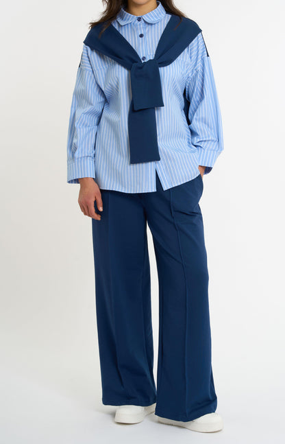 Cardigan-Style Detailed Co-Ord Set