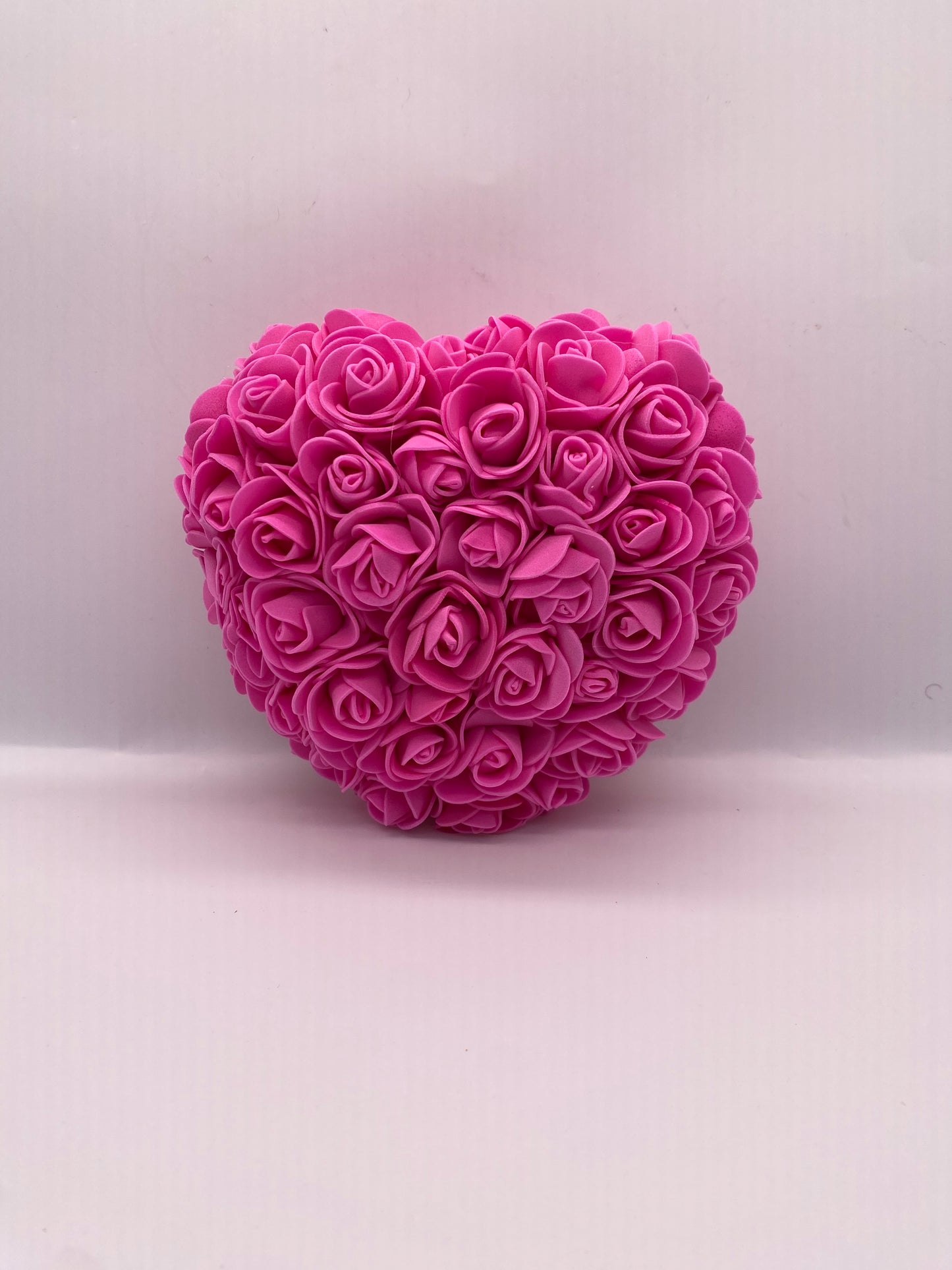 Valentine Gift Everlasting Rose Heart in Crystal Display Box – Luxury Handmade Floral Gift