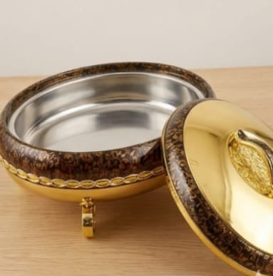 Luxury Insulated Casserole Hot Pot with Stainless Steel Inner – Elegant Food Warmer for Dinner Parties and Gifting