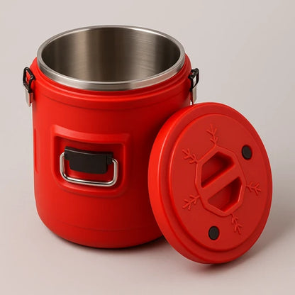 Heavy-Duty Red Food Storage Containers – Insulated & Stackable (XS to XL Sizes)