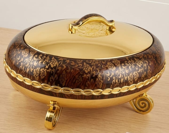 Luxury Insulated Casserole Hot Pot with Stainless Steel Inner – Elegant Food Warmer for Dinner Parties and Gifting