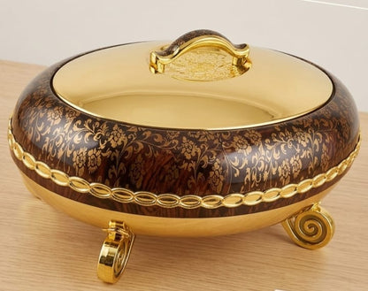 Luxury Insulated Casserole Hot Pot with Stainless Steel Inner – Elegant Food Warmer for Dinner Parties and Gifting