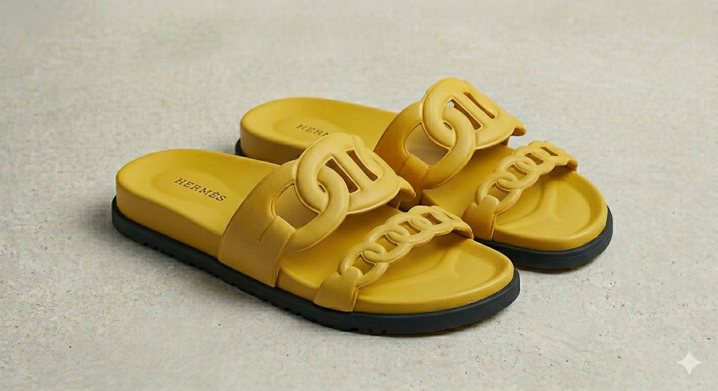 Hermès Signature Slippers
