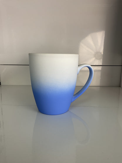 Matte Ombre Gradient Ceramic Mug – Soft-Touch Matte Finish Coffee Cup
