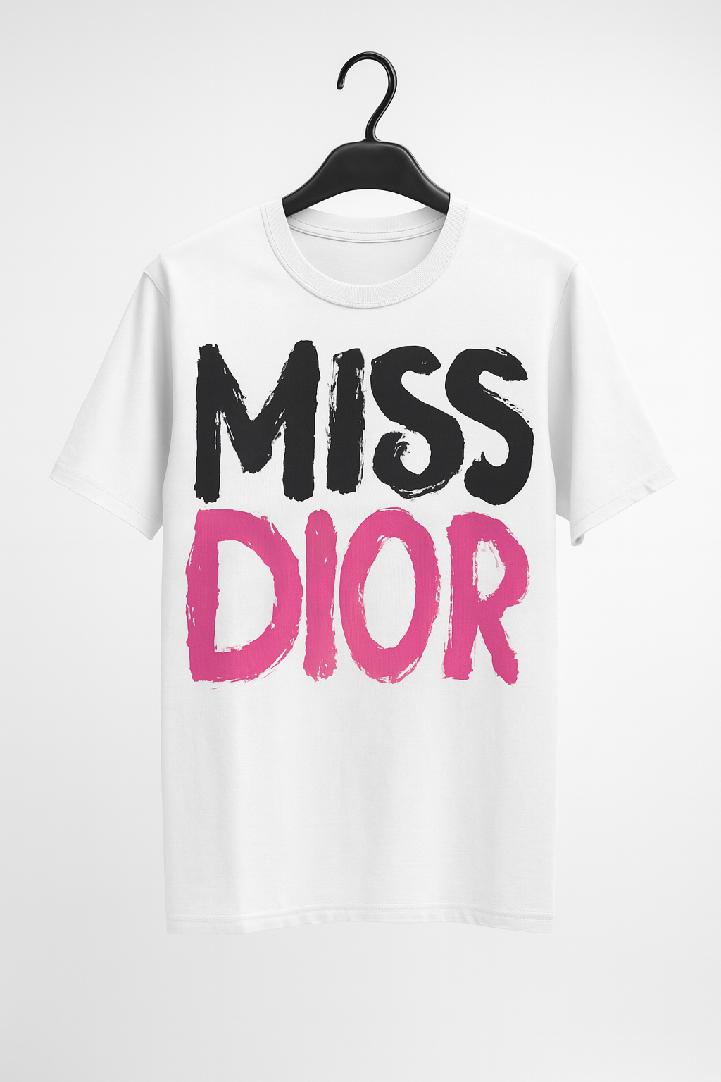 Miss Dior Graphic Print White T-Shirt