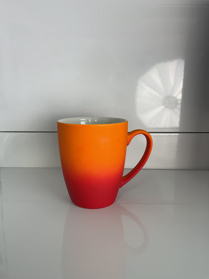 Matte Ombre Gradient Ceramic Mug – Soft-Touch Matte Finish Coffee Cup