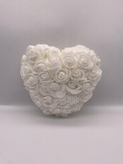 Valentine Gift Everlasting Rose Heart in Crystal Display Box – Luxury Handmade Floral Gift