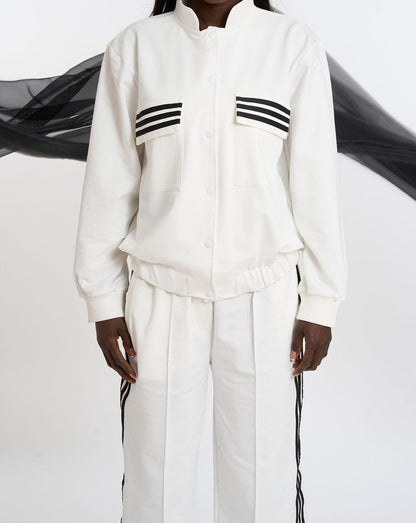 Ladies’ Striped Tracksuit