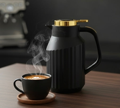 MANXIN 1.5L Thermal Carafe - Elegant Vacuum Flask with High-Quality Glass Liner