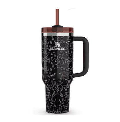 Stanley-Style Barbie-Inspired 40oz Quencher Tumbler