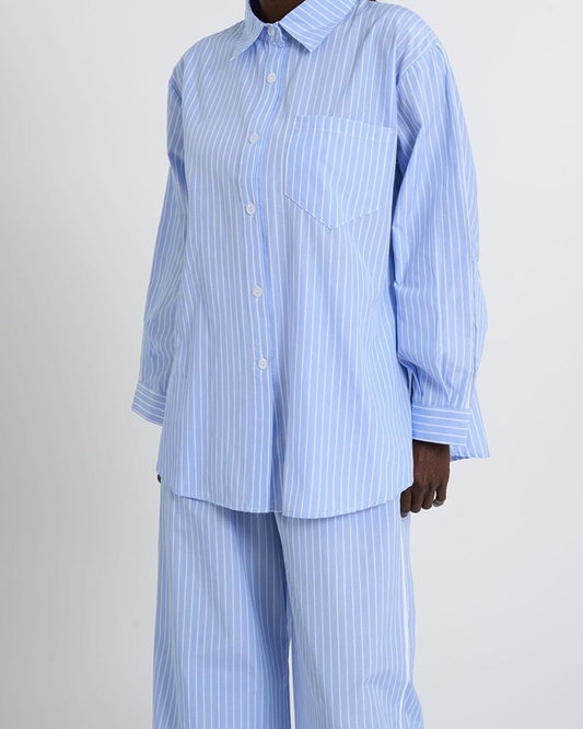 Striped Co-Ord with Piping