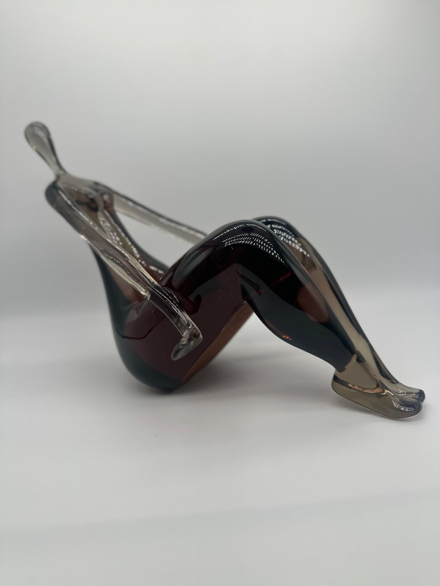 8.3” Reclining Woman Statue in Glass – Artistic Home Decor