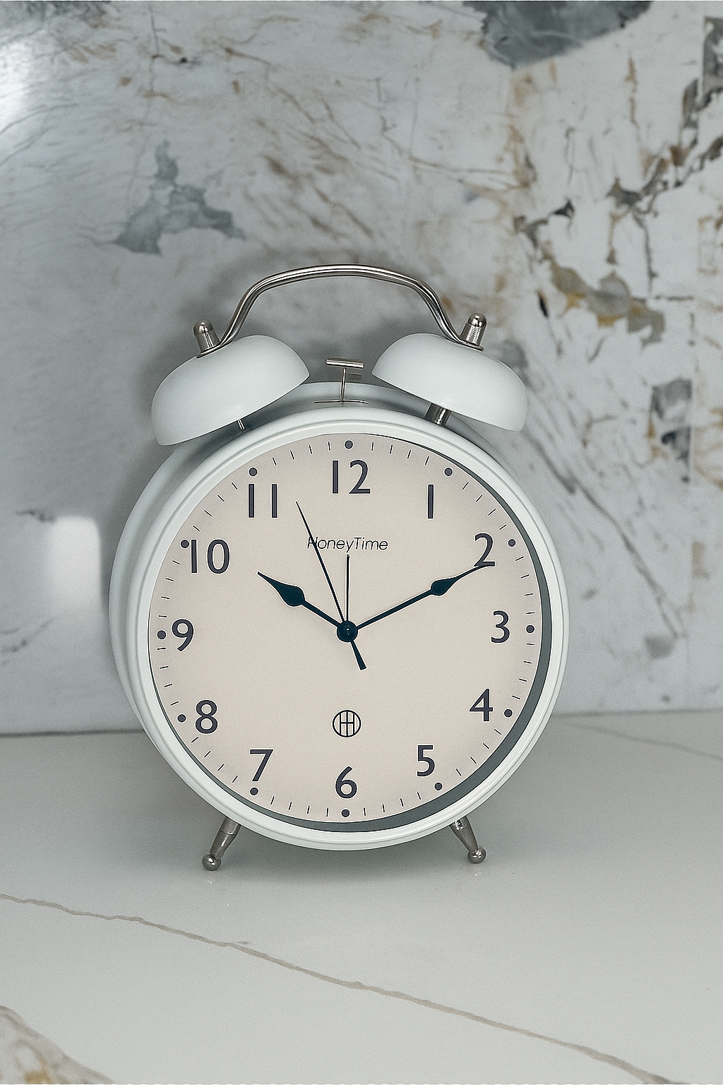 Classic HoneyTime Twin-Bell Alarm Clock – Loud, Stylish & Reliable Wake-Up Clock