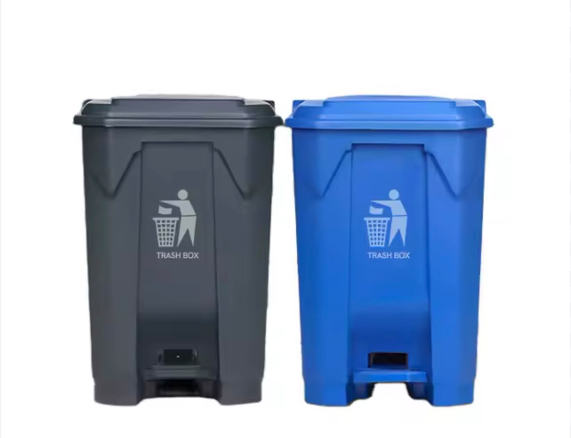 70L Premium Hands-Free Pedal Trash Can – Durable Waste Bin for Home or Office