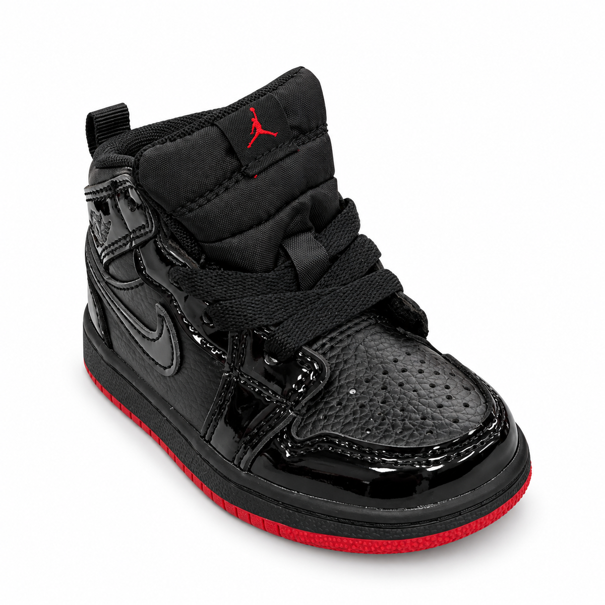 Jordan 11 Retro Low (PS) Kids’ Sneakers – Black & Rose Red – Size 1Y