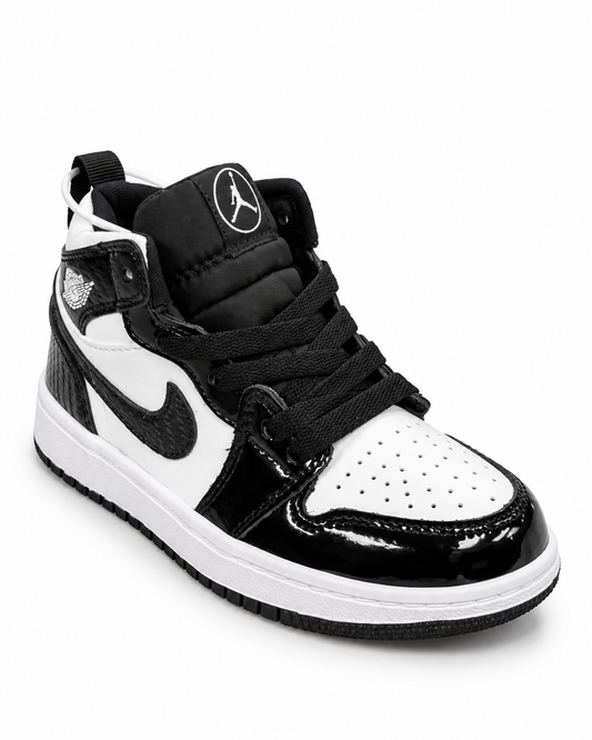 Jordan 1 Retro High GT Kids High-Top Sneakers – Black & White – Size 9C, 10C