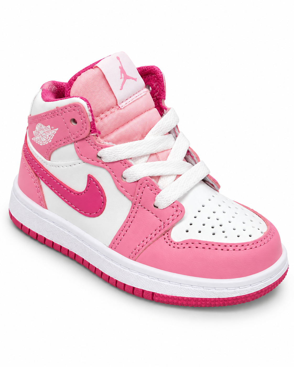 Jordan 1 Retro High GT Kids Sneakers – Pink– Size 7C
