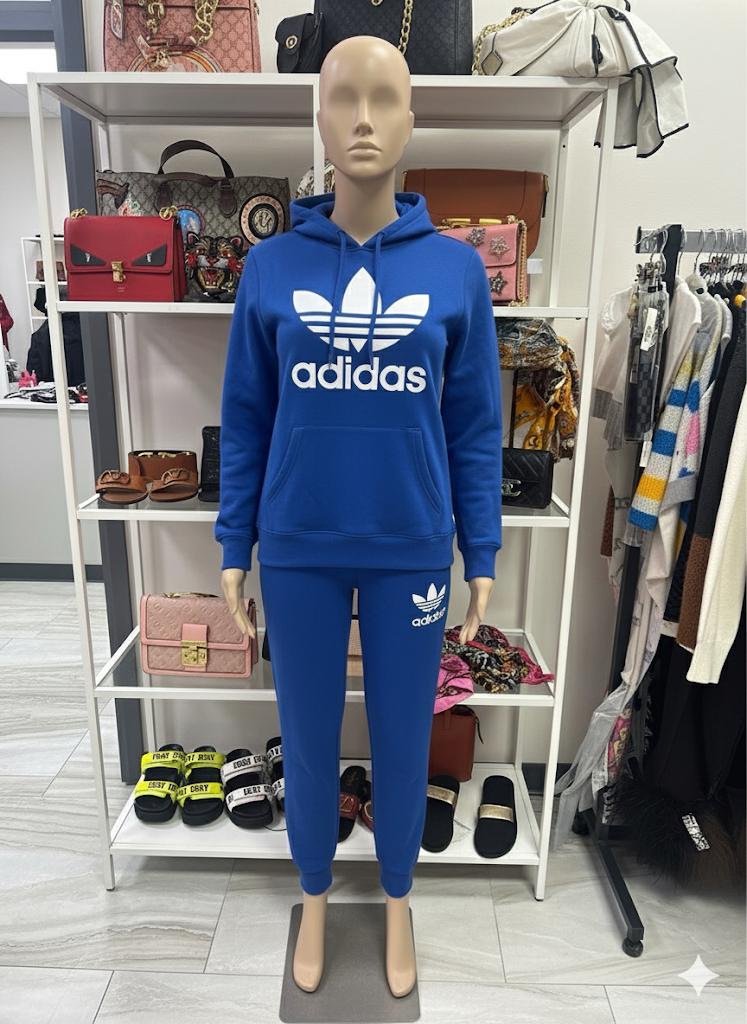 Classic Adidas Trefoil Fleece Tracksuit
