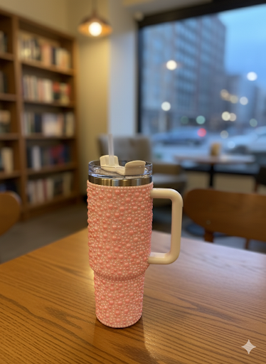 Bling Stanley-Style 40oz Tumbler with Handle