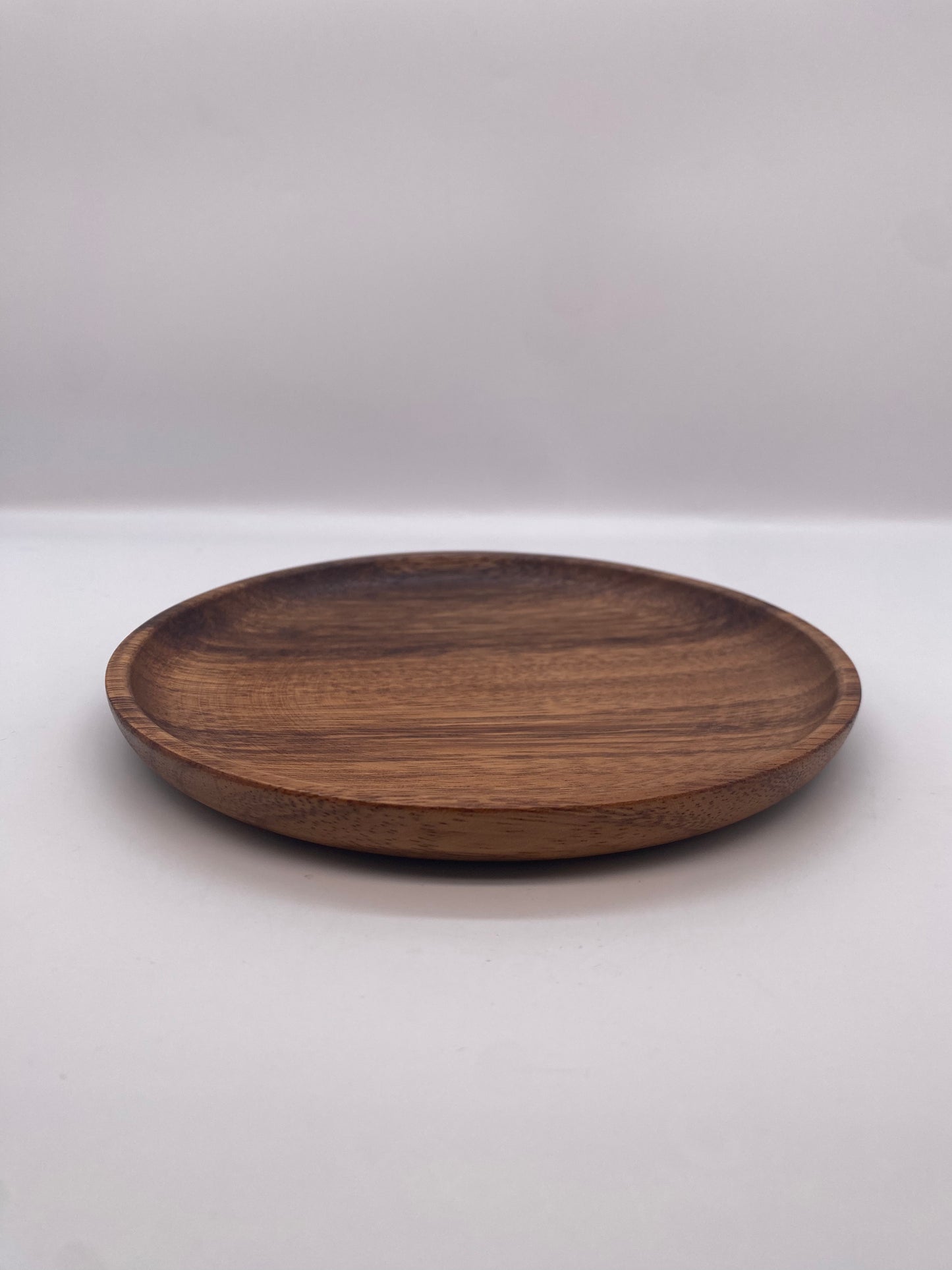 Natural Acacia Wood Saucer\Small Plate