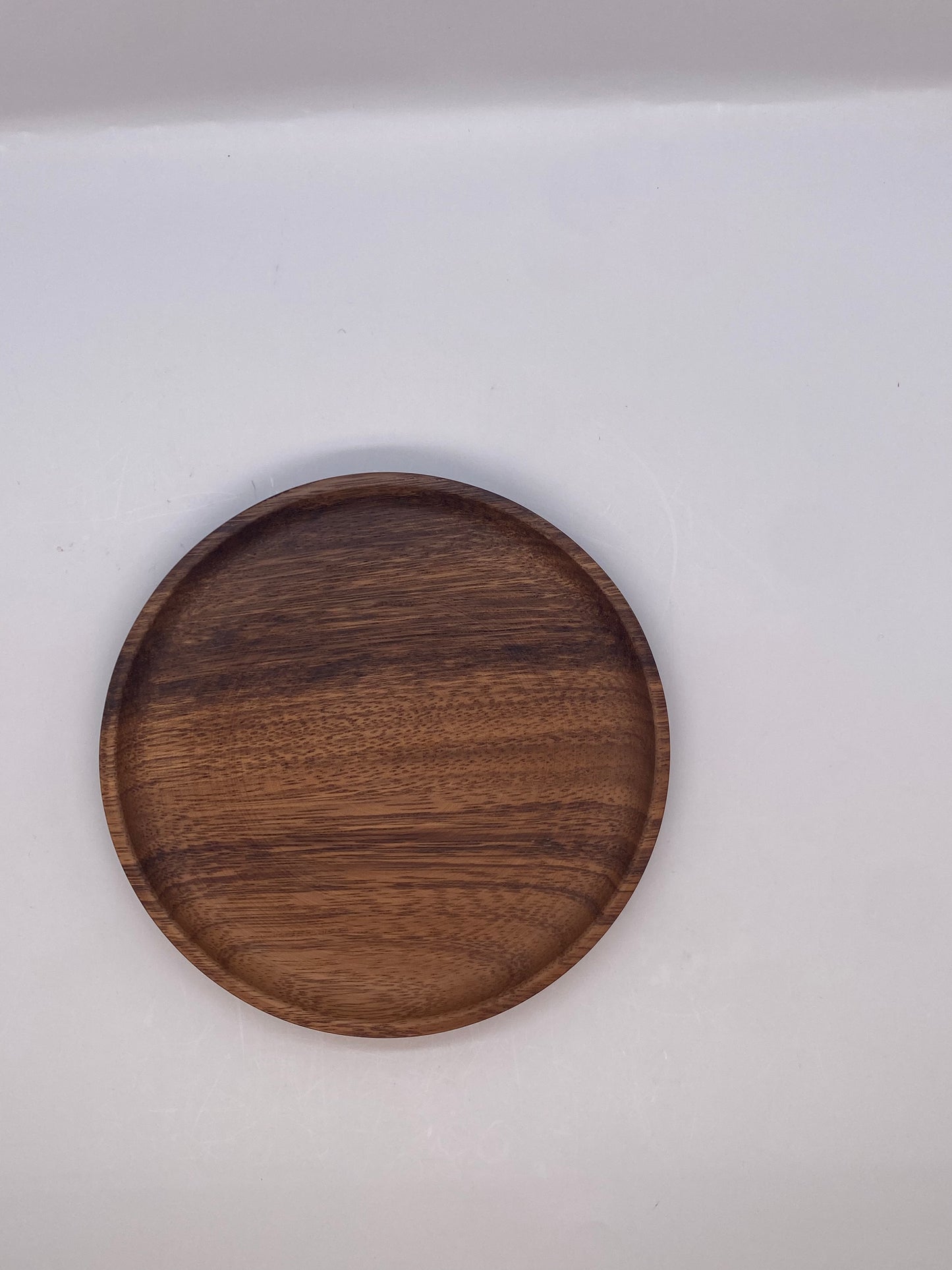 Natural Acacia Wood Saucer\Small Plate