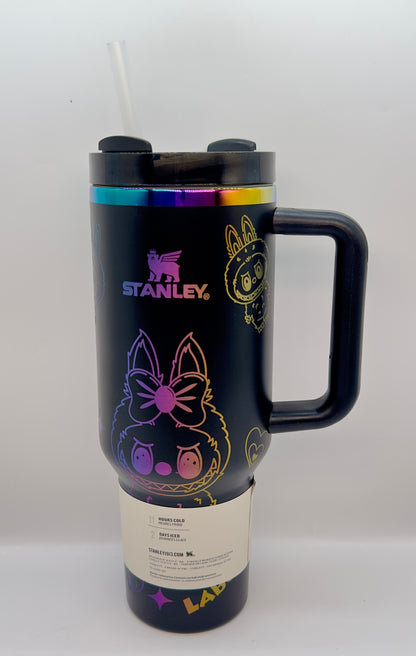 Limited Edition Labubu x Stanley Quencher H2.0 FlowState Tumbler - 40oz Insulated Travel Mug with Lid and Straw