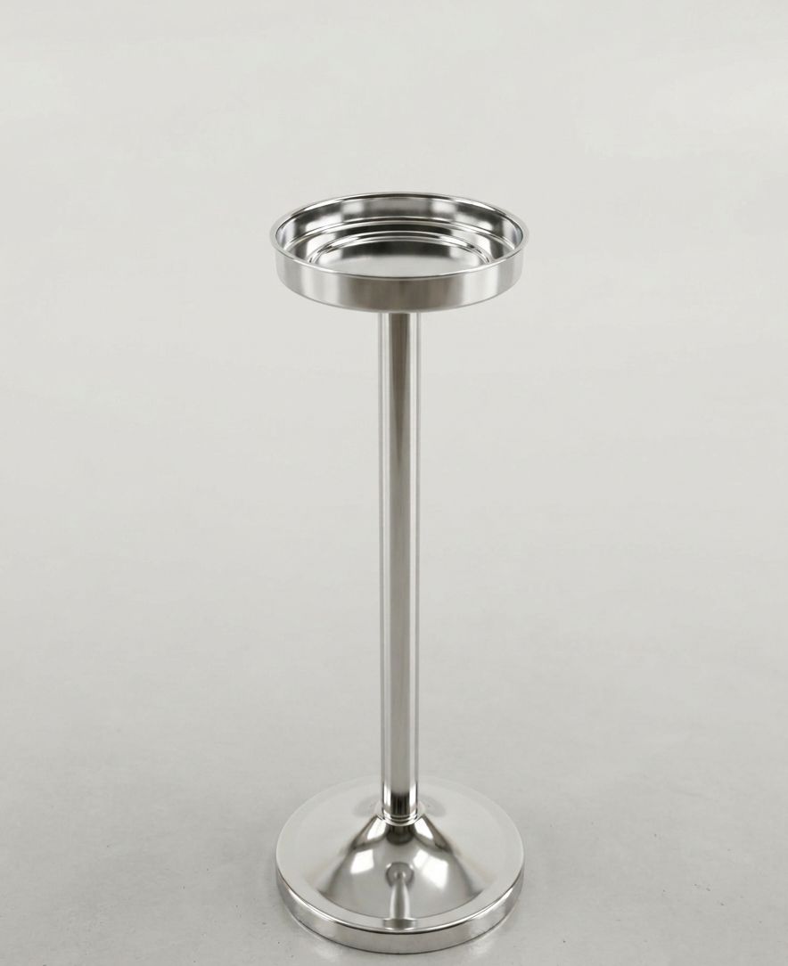 Premium Stainless Steel Wine & Champagne Bucket Stand – Elegant High-Reach Floor Pedestal for Bars, Restaurants, and Home Entertaining