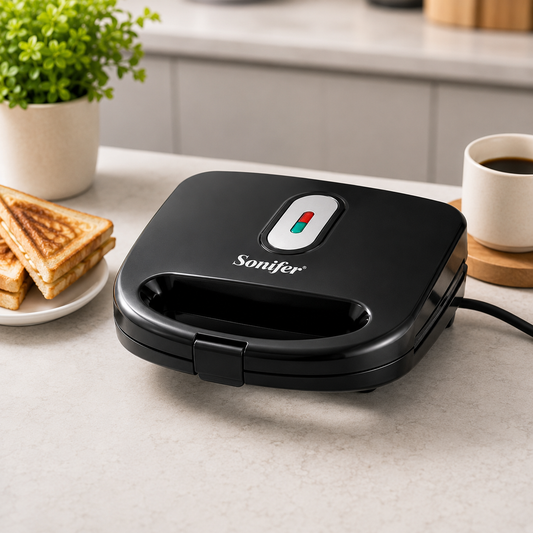 Sonifer Sandwich Maker  750W Non-Stick Triangle Sandwich Press