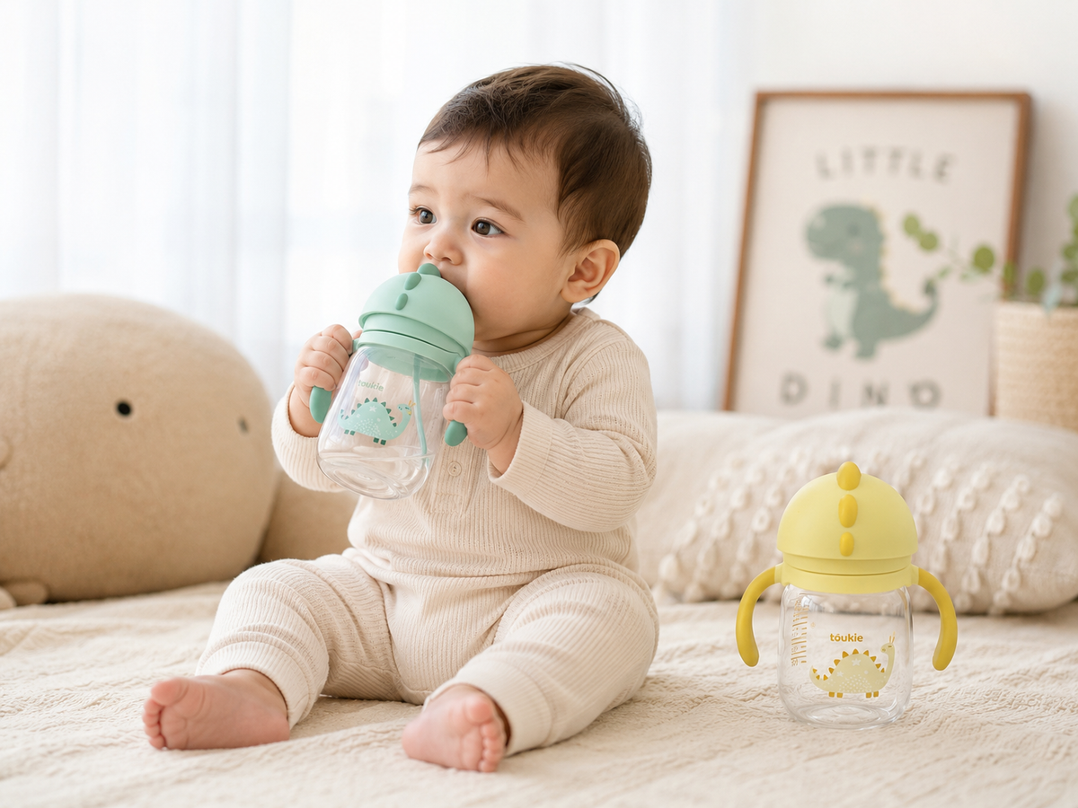 Premium Baby Training Cup – Spill-Resistant Toddler Learning Cup with Straw