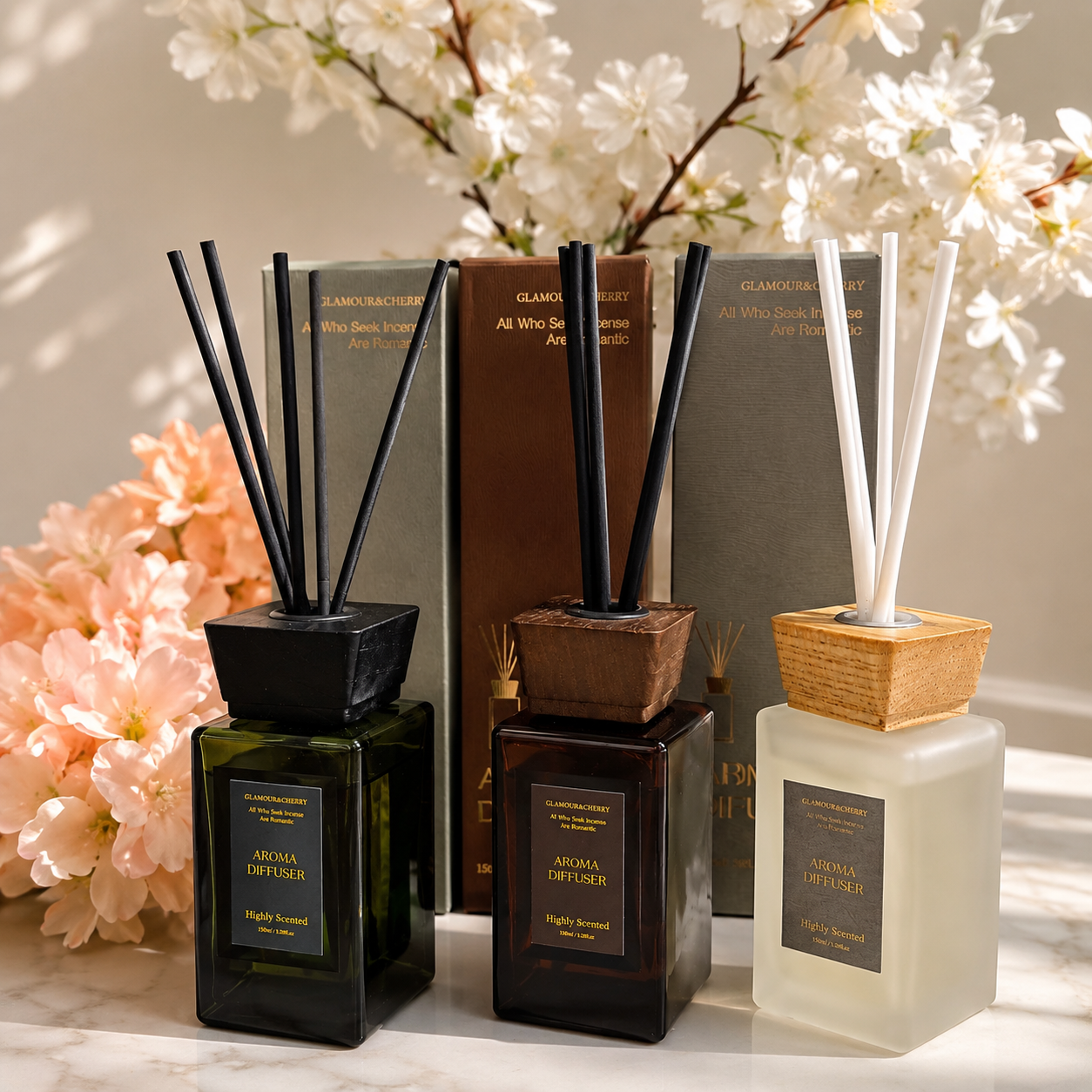 Luxury Aroma Reed Diffuser – Elegant Home Fragrance | 150ml Long-Lasting Scent