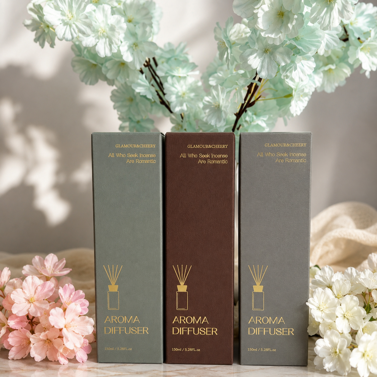 Luxury Aroma Reed Diffuser – Elegant Home Fragrance | 150ml Long-Lasting Scent