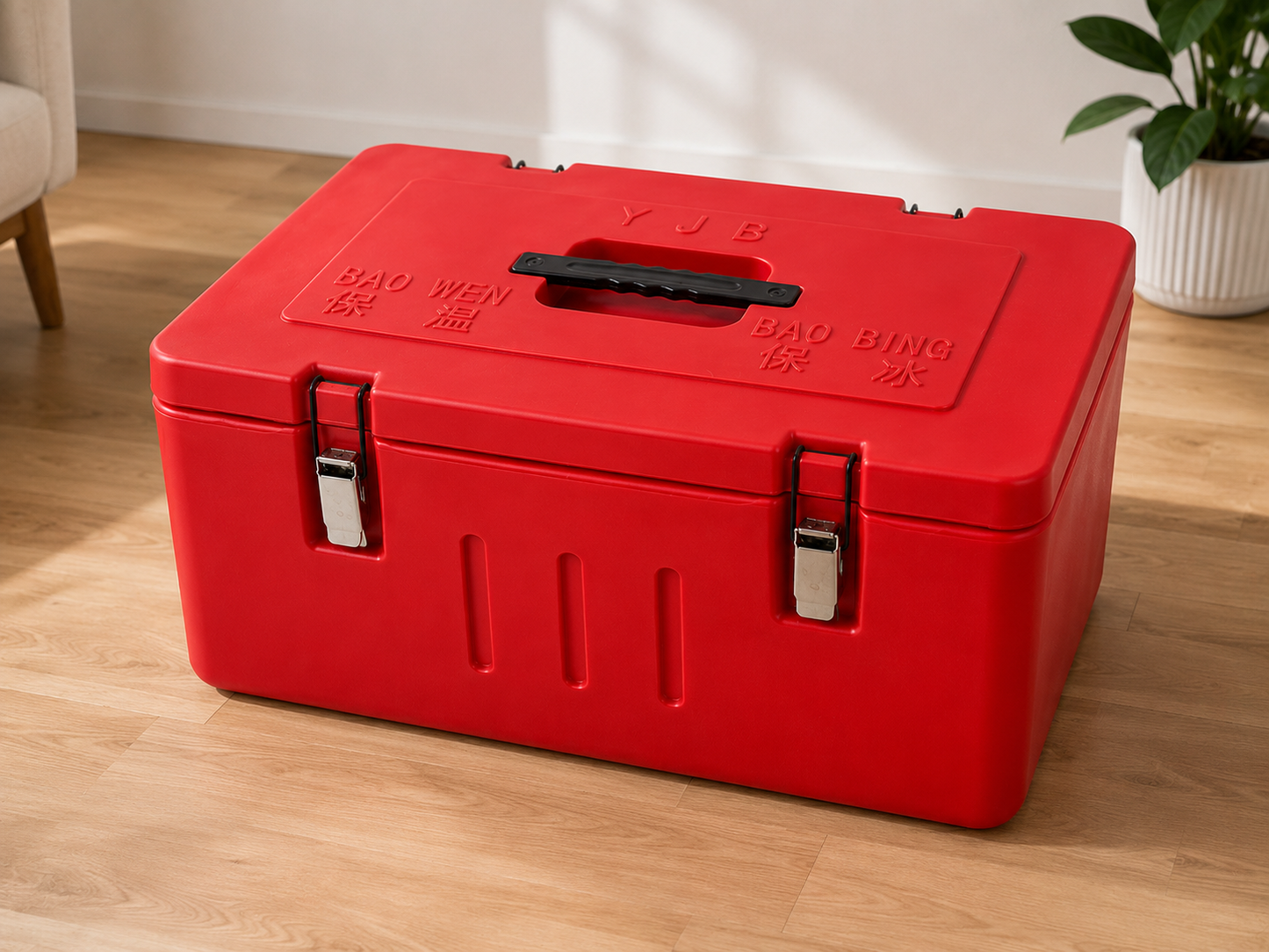 Commercial Insulated Food Warmer & Cooler with Stainless Steel Food Pans