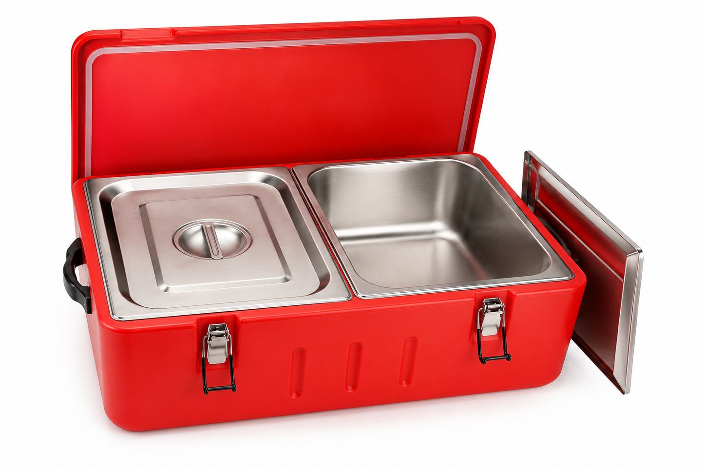 Commercial Insulated Food Warmer & Cooler with Stainless Steel Food Pans
