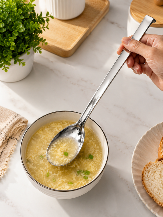 41 cm Stainless Steel Serving Spoon – Long Handle Kitchen Spoon
