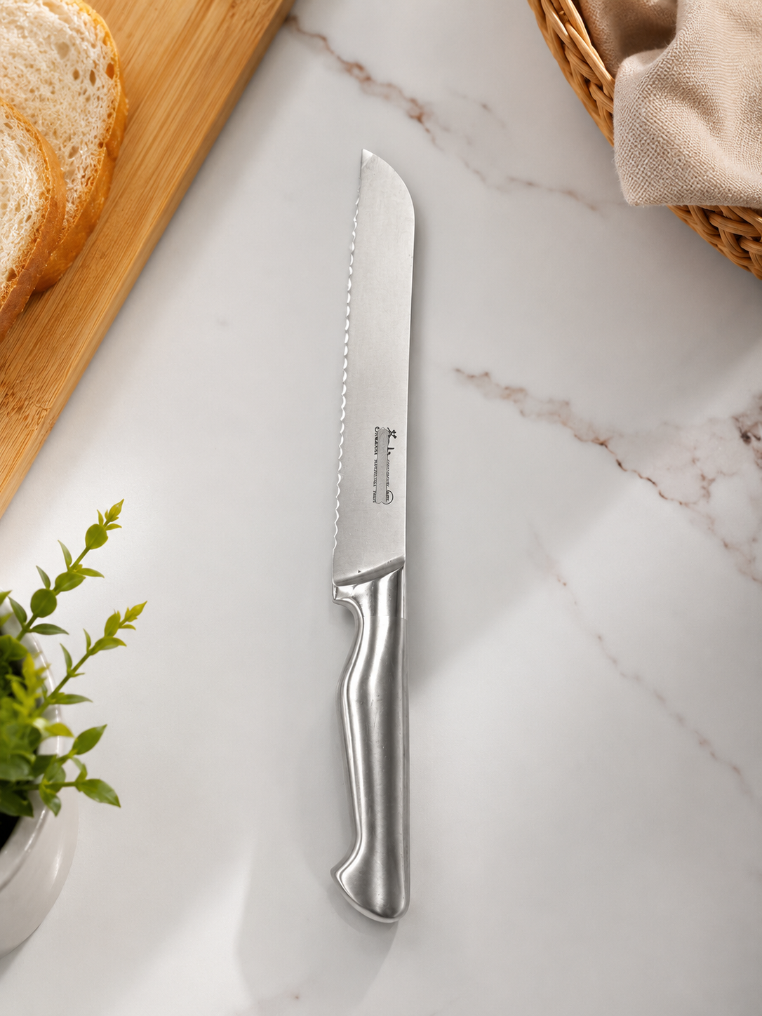 Premium Stainless Steel Kitchen Knife – Sharp Chef, Utility & Slicing Knife for Everyday Cooking