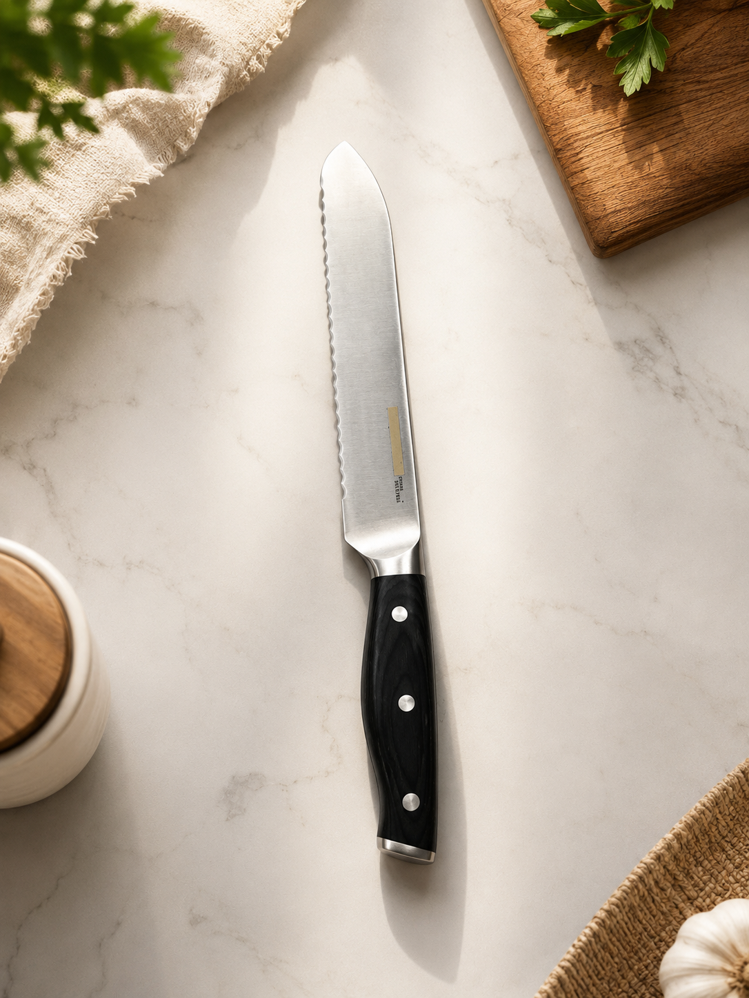 Premium Stainless Steel Kitchen Knife – Sharp Chef, Utility & Slicing Knife for Everyday Cooking