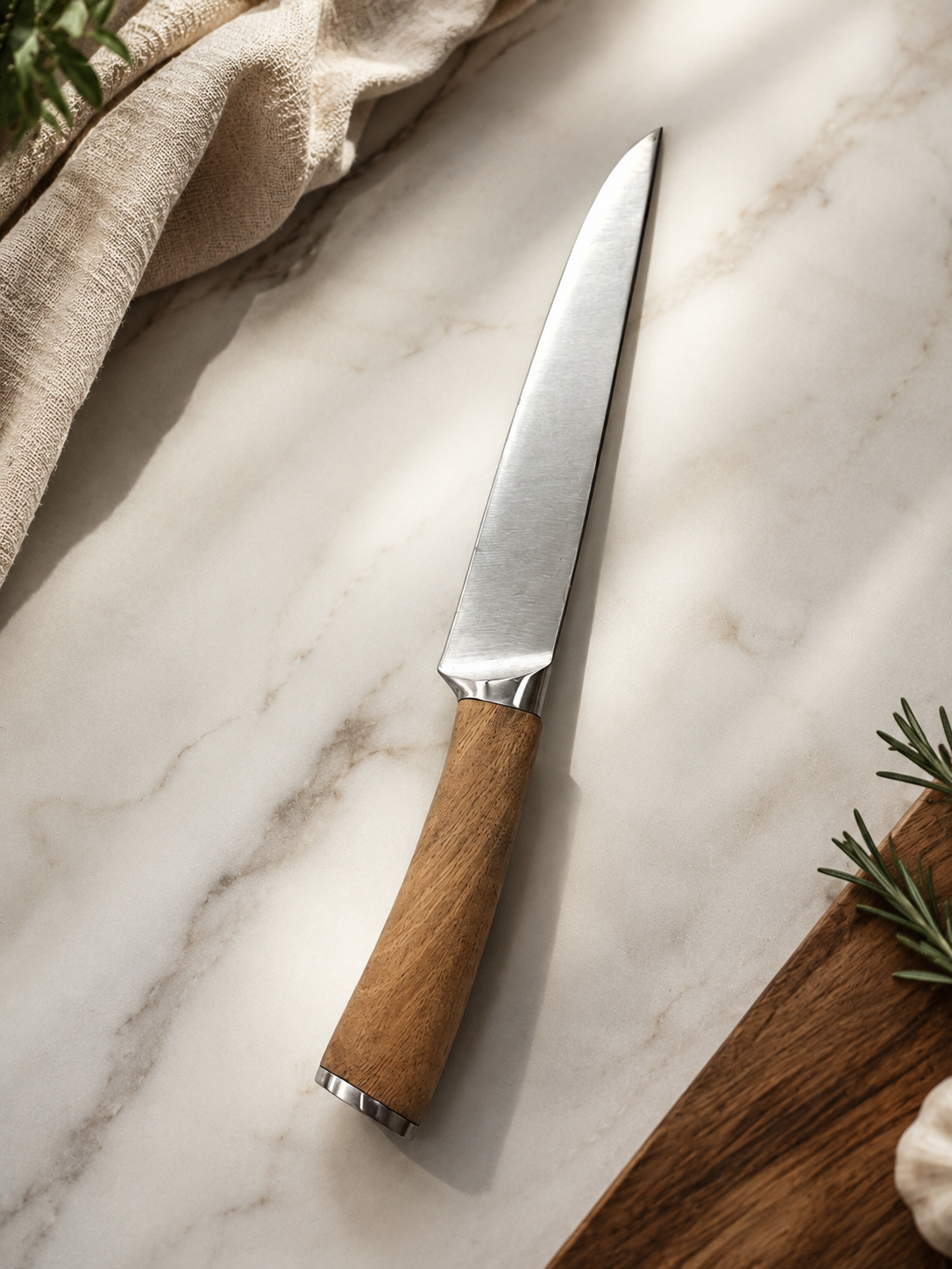 Premium Stainless Steel Kitchen Knife – Sharp Chef, Utility & Slicing Knife for Everyday Cooking