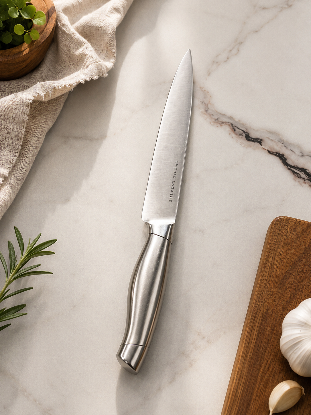 Premium Stainless Steel Kitchen Knife – Sharp Chef, Utility & Slicing Knife for Everyday Cooking